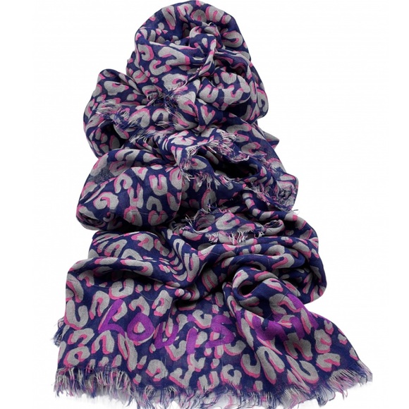 Louis Vuitton Accessories - Louis Vuitton Stephen Sprouse Graffiti Leopard Scarf Wrap Etole Limited Edition